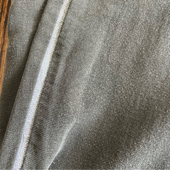 Zara Olive Green Joggers With Metallic Sidestripe Size Medium - Picture 8 of 15